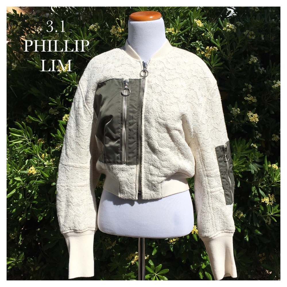 NWT 3.1 PHILLIP LIM BOMBER JACKET - Picture 1 of 6